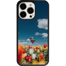 Coque iPhone 13 Pro - Silicone rigide noir Hot air balloon Spring 2026