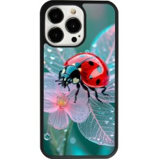 Coque iPhone 13 Pro - Silicone rigide noir Ladybird in bloom Spring 2026
