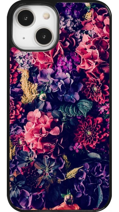iPhone 14 Case Hülle - Flowers Dark