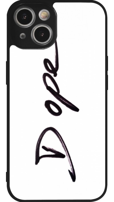 iPhone 14 Case Hülle - Silikon schwarz Dope
