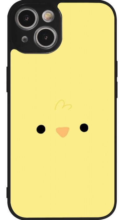 iPhone 14 Case Hülle - Silikon schwarz Easter 2026 Little chicken