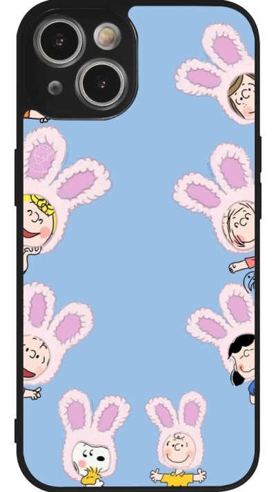 iPhone 14 Case Hülle - Silikon schwarz Easter 2026 Snoopy