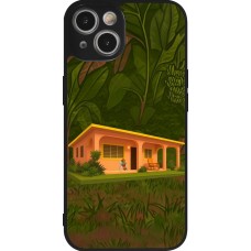 iPhone 14 Case Hülle - Silikon schwarz Benitos house DTMF