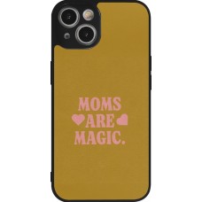 iPhone 14 Case Hülle - Silikon schwarz Mom 2026 Are Magic