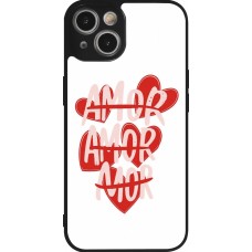 iPhone 14 Case Hülle - Silikon schwarz Saint Valentines Day 26 Amor