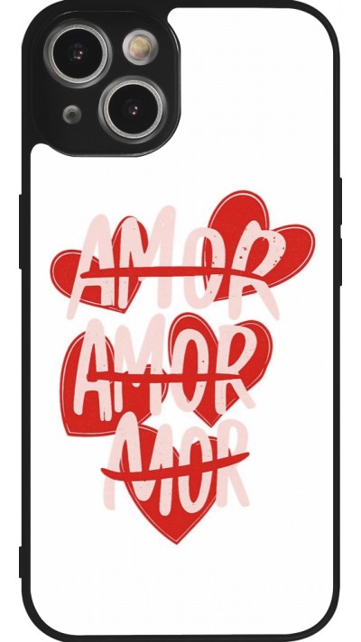 iPhone 14 Case Hülle - Silikon schwarz Saint Valentines Day 26 Amor