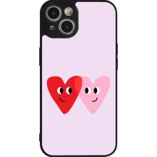 iPhone 14 Case Hülle - Silikon schwarz Saint Valentines Day 26 Heart