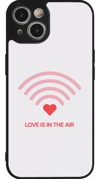 iPhone 14 Case Hülle - Silikon schwarz Saint Valentines Day 26 Love is in the air