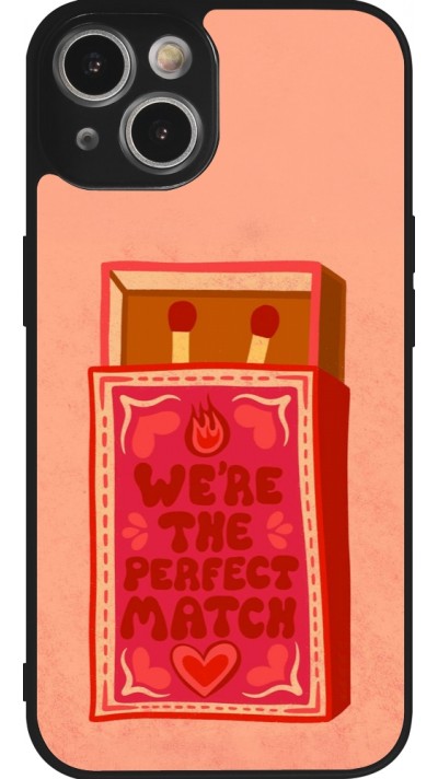 iPhone 14 Case Hülle - Silikon schwarz Saint Valentines Day 26 Perfect Match