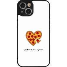 iPhone 14 Case Hülle - Silikon schwarz Saint Valentines Day 26 You have my pizza heart