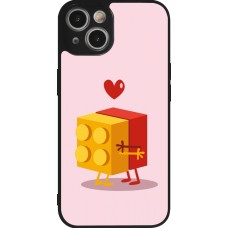 iPhone 14 Case Hülle - Silikon schwarz Saint Valentines Day 26 Puzzle