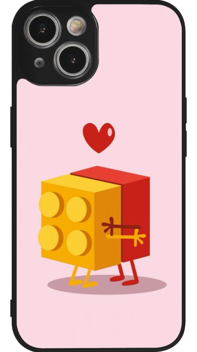 iPhone 14 Case Hülle - Silikon schwarz Saint Valentines Day 26 Puzzle