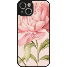 iPhone 14 Case Hülle - Silikon schwarz Just Bloom Spring 2026