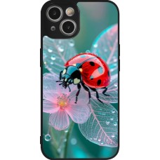 iPhone 14 Case Hülle - Silikon schwarz Ladybird in bloom Spring 2026