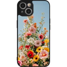 iPhone 14 Case Hülle - Silikon schwarz Spring flowers Spring 2026