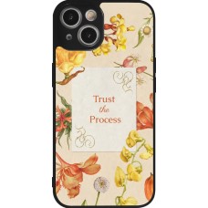 iPhone 14 Case Hülle - Silikon schwarz Trust the process Spring 2026