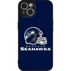 iPhone 14 Case Hülle - Silikon schwarz Super Bowl 26 Seattle 3