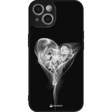 iPhone 14 Case Hülle - Silikon schwarz Valentine 2022 Black Smoke