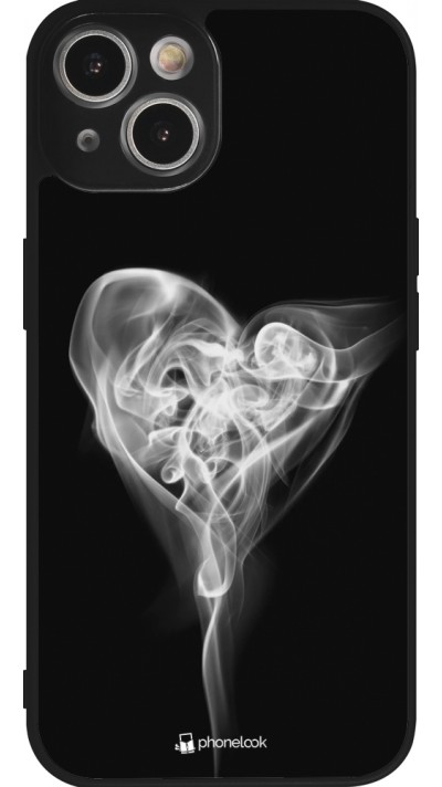 iPhone 14 Case Hülle - Silikon schwarz Valentine 2022 Black Smoke
