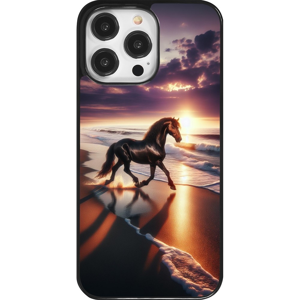 iPhone 14 Pro Max Case Hülle - Pferd majestätisch Strand