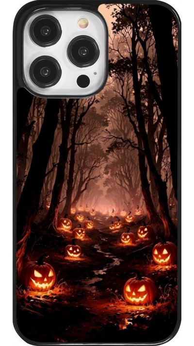 Coque iPhone 14 Pro Max - Halloween 2025 Road of Terrifying Pumpkins