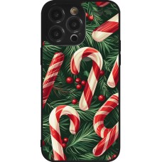 iPhone 14 Pro Max Case Hülle - Silikon schwarz Christmas 25 Xmas Stick