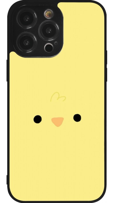 iPhone 14 Pro Max Case Hülle - Silikon schwarz Easter 2026 Little chicken