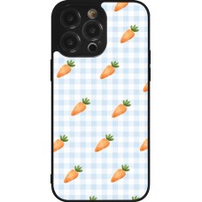 iPhone 14 Pro Max Case Hülle - Silikon schwarz Easter 2026 Pattern carrots