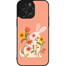 iPhone 14 Pro Max Case Hülle - Silikon schwarz Easter 2026 Rabbit collage