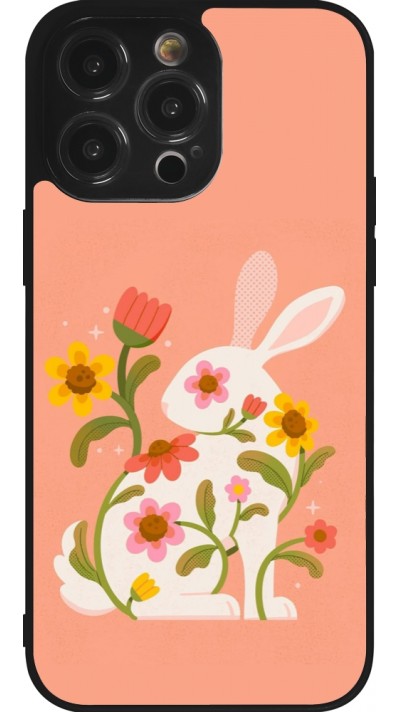 iPhone 14 Pro Max Case Hülle - Silikon schwarz Easter 2026 Rabbit collage