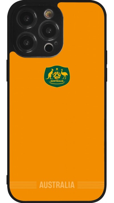 iPhone 14 Pro Max Case Hülle - Silikon schwarz Australien 2026 personalisierbares Fussballtrikot