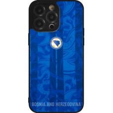 iPhone 14 Pro Max Case Hülle - Silikon schwarz Bosnien und Herzegowina 2026 personalisierbares Fussballtrikot