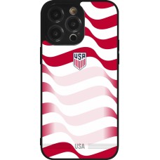 iPhone 14 Pro Max Case Hülle - Silikon schwarz Vereinigten Staaten 2026 personalisierbares Fussballtrikot