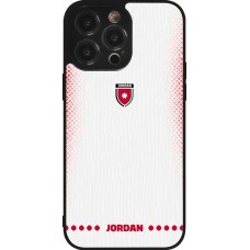 iPhone 14 Pro Max Case Hülle - Silikon schwarz Jordanien 2026 personalisierbares Fussballtrikot
