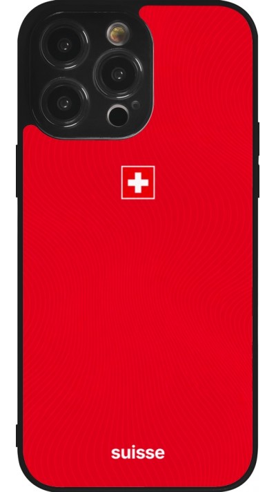 iPhone 14 Pro Max Case Hülle - Silikon schwarz Schweiz 2026 personalisierbares Fussballtrikot