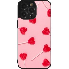 iPhone 14 Pro Max Case Hülle - Silikon schwarz Saint Valentines Day 26 Lollipop
