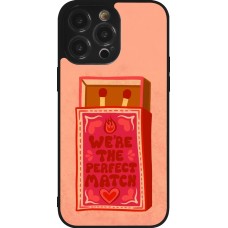 iPhone 14 Pro Max Case Hülle - Silikon schwarz Saint Valentines Day 26 Perfect Match