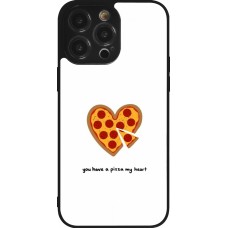iPhone 14 Pro Max Case Hülle - Silikon schwarz Saint Valentines Day 26 You have my pizza heart