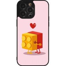 iPhone 14 Pro Max Case Hülle - Silikon schwarz Saint Valentines Day 26 Puzzle