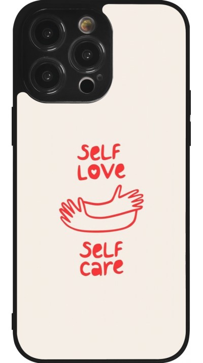 iPhone 14 Pro Max Case Hülle - Silikon schwarz Saint Valentines Day 26 Self love self care