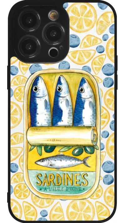 iPhone 14 Pro Max Case Hülle - Silikon schwarz Sardines in oil 2026