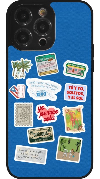 iPhone 14 Pro Max Case Hülle - Silikon schwarz Seals of the Dominican Republic DTMF