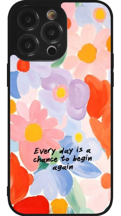 iPhone 14 Pro Max Case Hülle - Silikon schwarz Every day is a chance 2026
