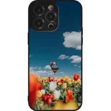 iPhone 14 Pro Max Case Hülle - Silikon schwarz Hot air balloon 2026