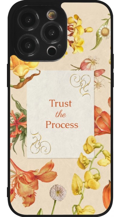 iPhone 14 Pro Max Case Hülle - Silikon schwarz Trust the process 2026