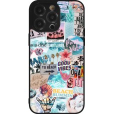 iPhone 14 Pro Max Case Hülle - Silikon schwarz Summer 20 collage