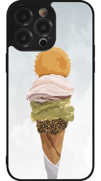 iPhone 14 Pro Max Case Hülle - Silikon schwarz Summer 2025 Cornet