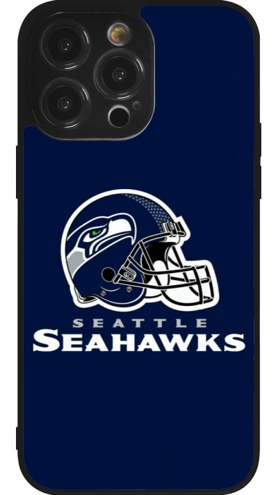 iPhone 14 Pro Max Case Hülle - Silikon schwarz Super Bowl 26 Seattle 3