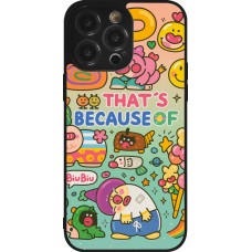 iPhone 14 Pro Max Case Hülle - Silikon schwarz Thats beacause of