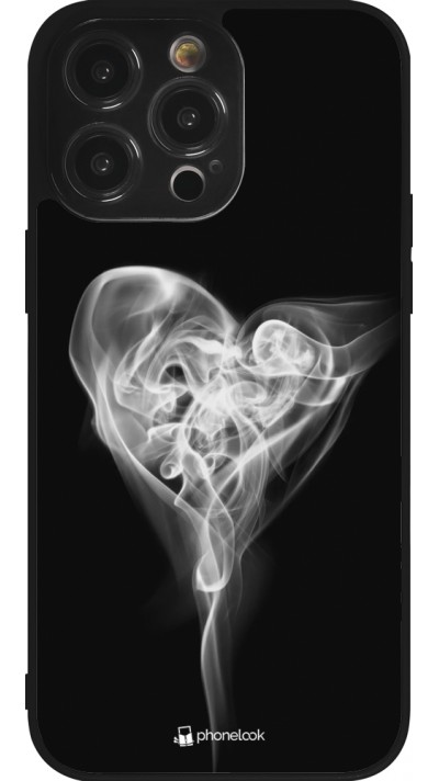 iPhone 14 Pro Max Case Hülle - Silikon schwarz Valentine 2022 Black Smoke